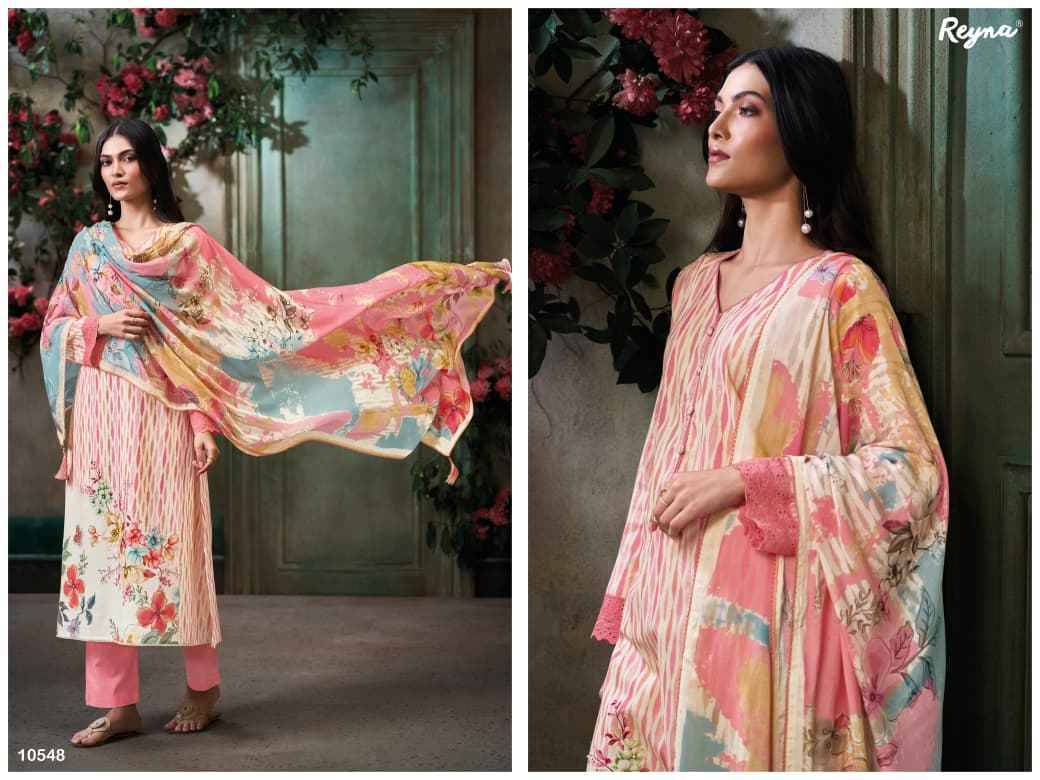 BIRD OF PARADISE By Reyna10545 To 10548 Beautiful Festive Suits Stylish Colorful Fancy Casual Wear & Ethnic Wear COTTON DIGITAL PRINT Print Dresses At Wholesale Price
